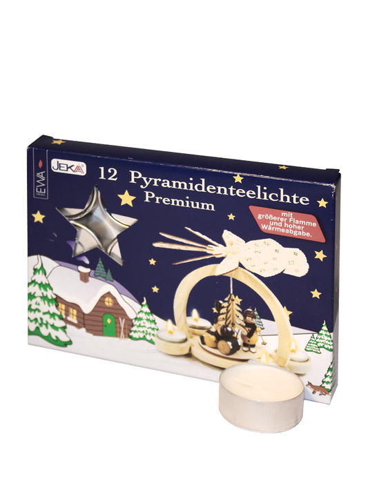 Premium Pyramidenteelichter