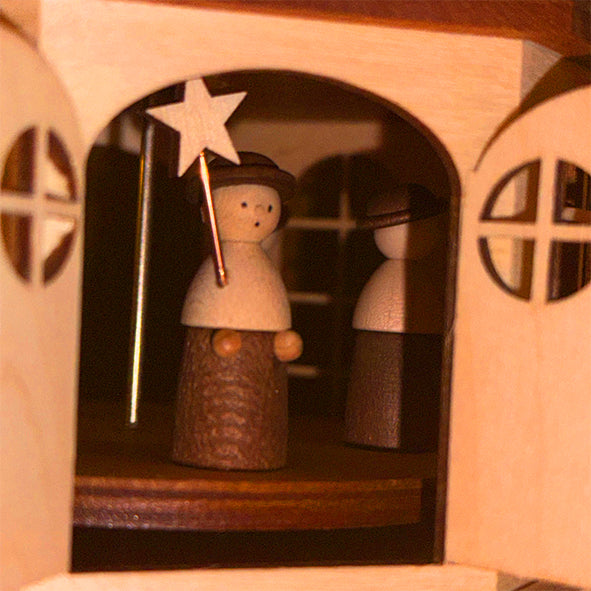Weihnachtspyramide Seiffener Kirche – Ansicht 2