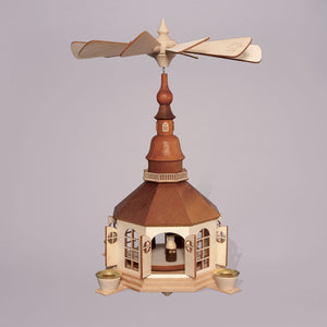 Weihnachtspyramide Seiffener Kirche