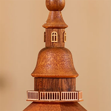 Weihnachtspyramide Seiffener Kirche