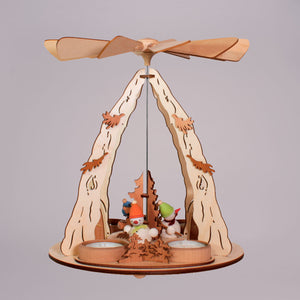 Pyramide mit Schneemännern