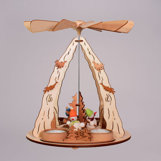 Pyramide mit Schneemännern