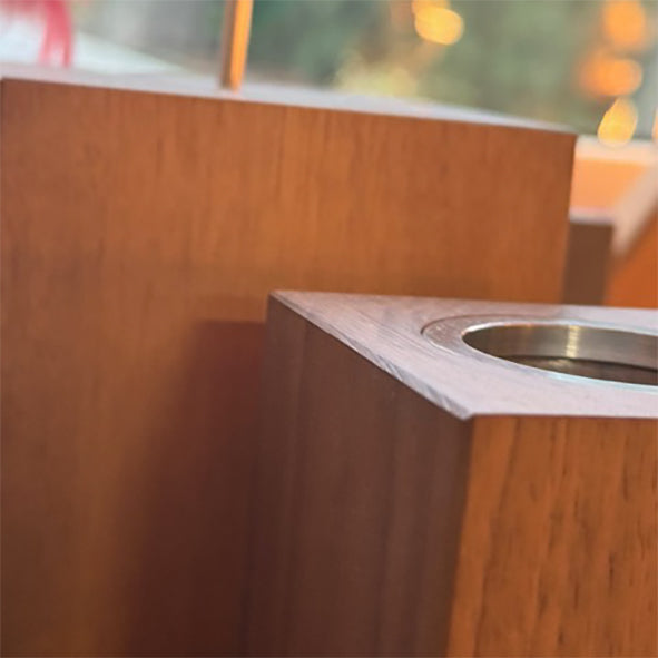 Designpyramide „alea“ mit Dekoration