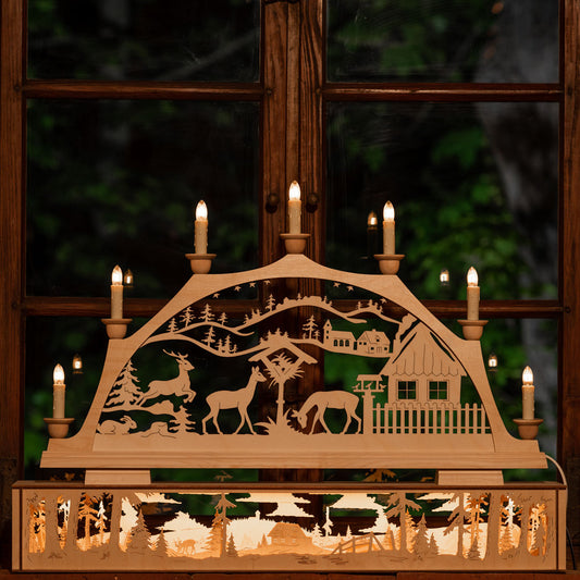 Schwibbogenunterbau "Im Wald"