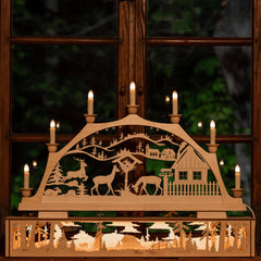 Schwibbogenunterbau "Im Wald"