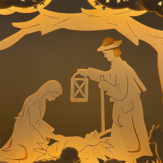 Doppelschwibbogen "Heilige Nacht" (elektrisch)