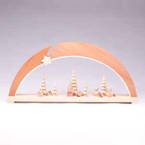 Moderner LED-Stern-Schwibbogen