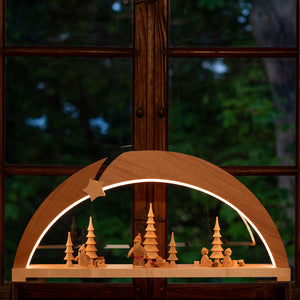 Moderner LED-Stern-Schwibbogen