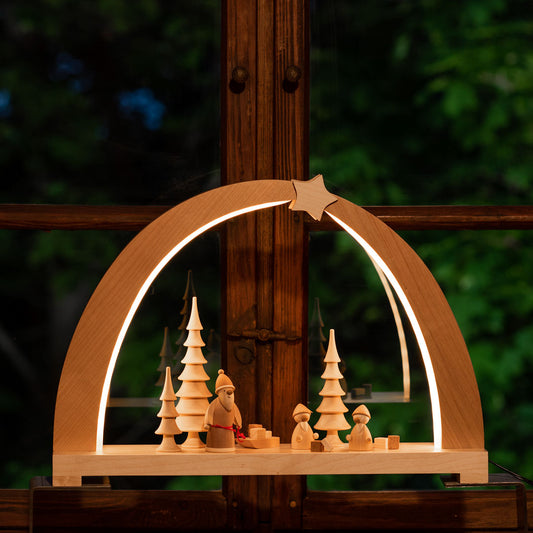 LED Bogen: Weihnachtsmann