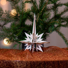 Christbaumspitze aus Holz