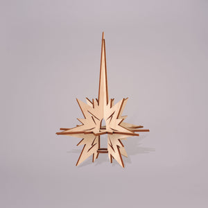 Christbaumspitze aus Holz