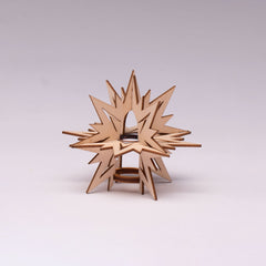 Aufsteckstern für Schwibbogen in Kugelform