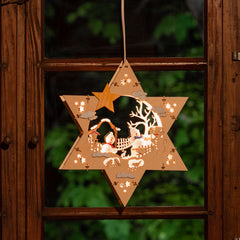 Fensterbild "Winterstern"