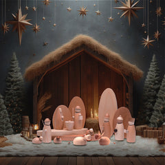 Christi Geburt im modernen Design