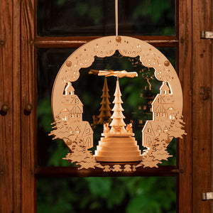 Fensterbild mit Motor 