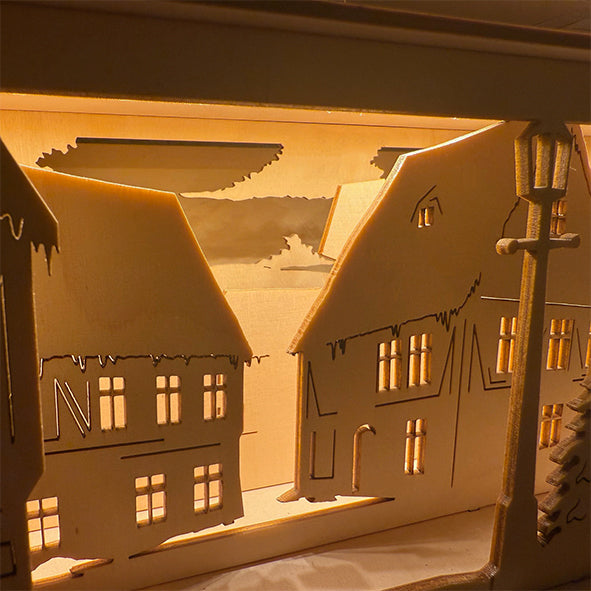 Schwibbogenunterbau "Im Dorf"