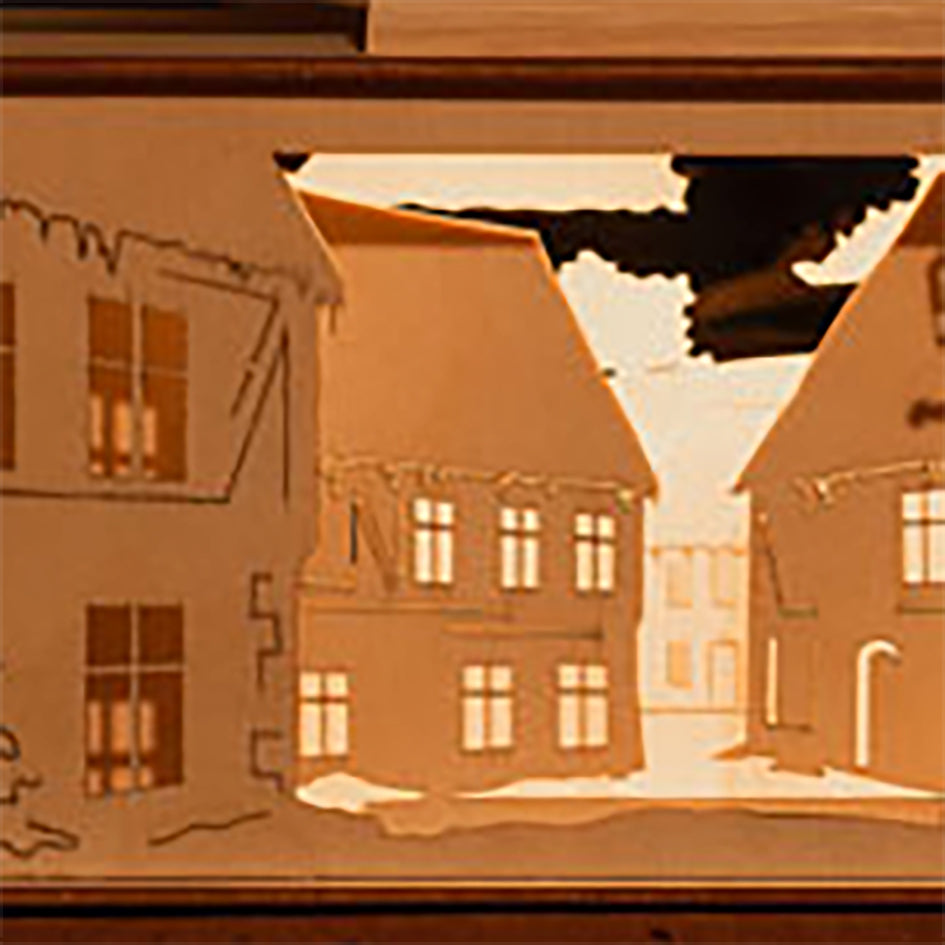 Schwibbogen mit Schwibbogenunterbau – Bergmann