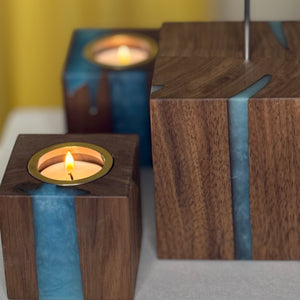 Designpyramide “alea” mit Epoxidharz