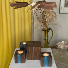 Designpyramide “alea” mit Epoxidharz