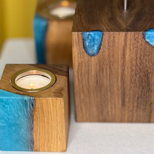 Designpyramide “alea” mit Epoxidharz