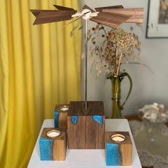 Designpyramide “alea” mit Epoxidharz