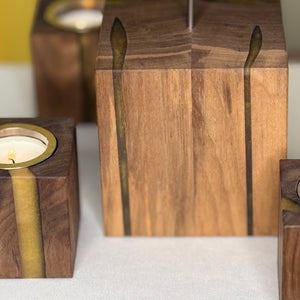 Designpyramide “alea” mit Epoxidharz