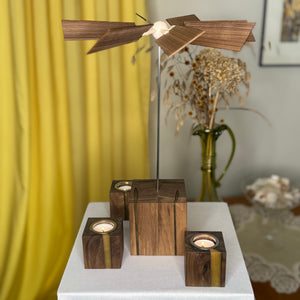 Designpyramide “alea” mit Epoxidharz