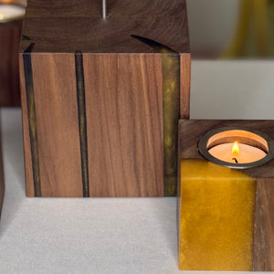 Designpyramide “alea” mit Epoxidharz