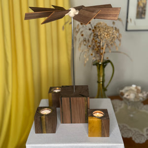 Designpyramide “alea” mit Epoxidharz