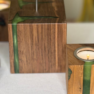 Designpyramide “alea” mit Epoxidharz