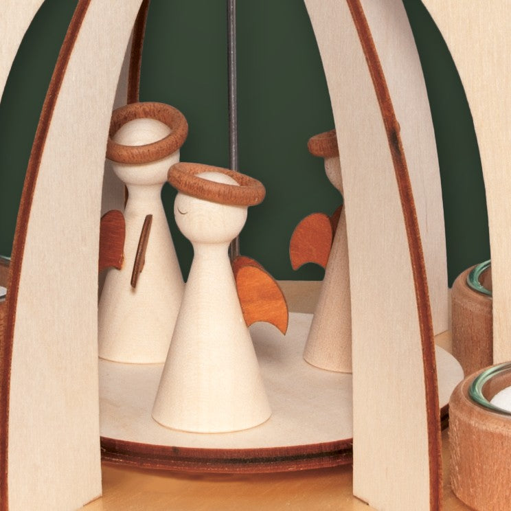 Weihnachtspyramide mit Engeln – Detailansicht 1